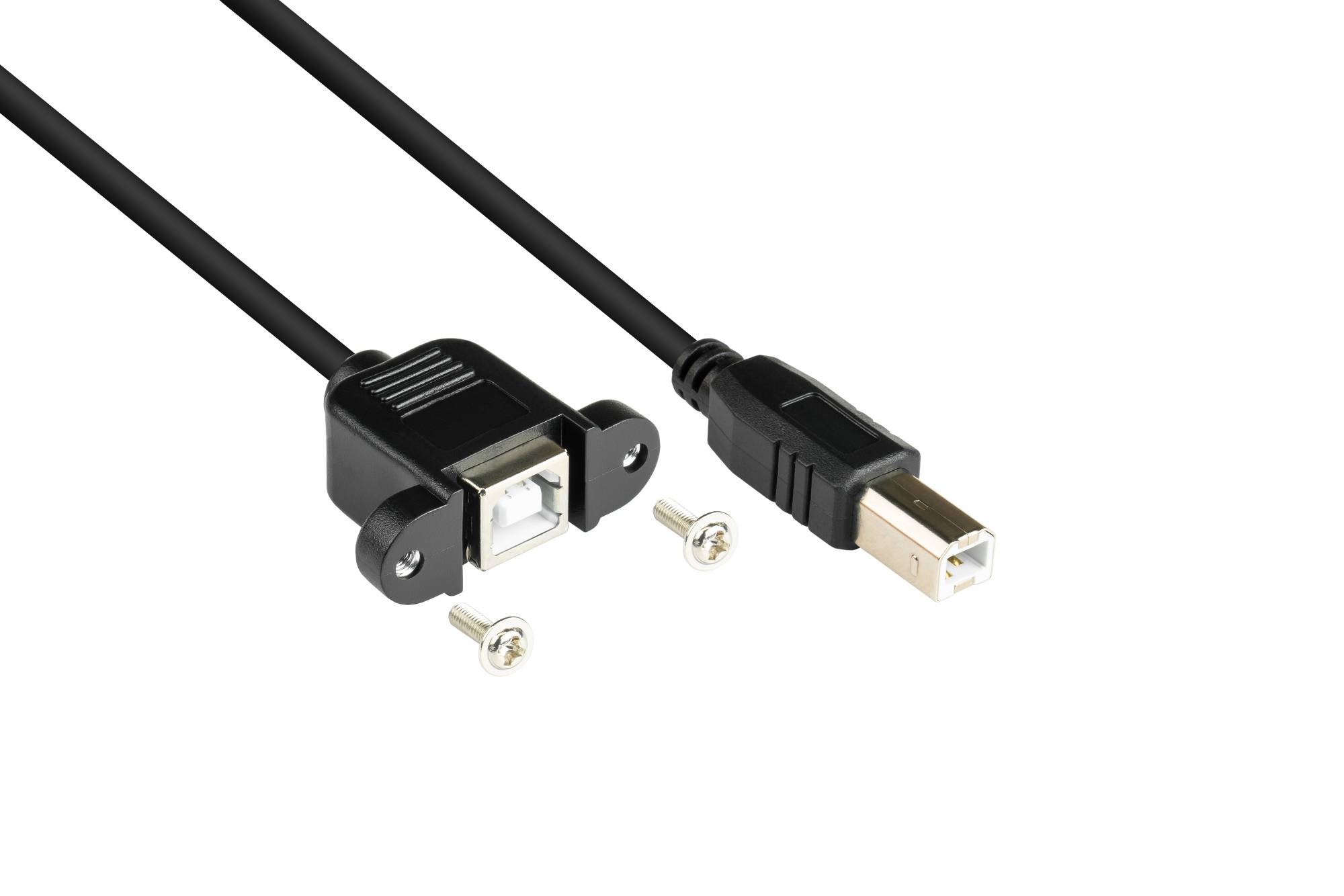 Good Connections USB2.0 Verlängerung A-Einbaub. B 0,5m - 2511-05EB