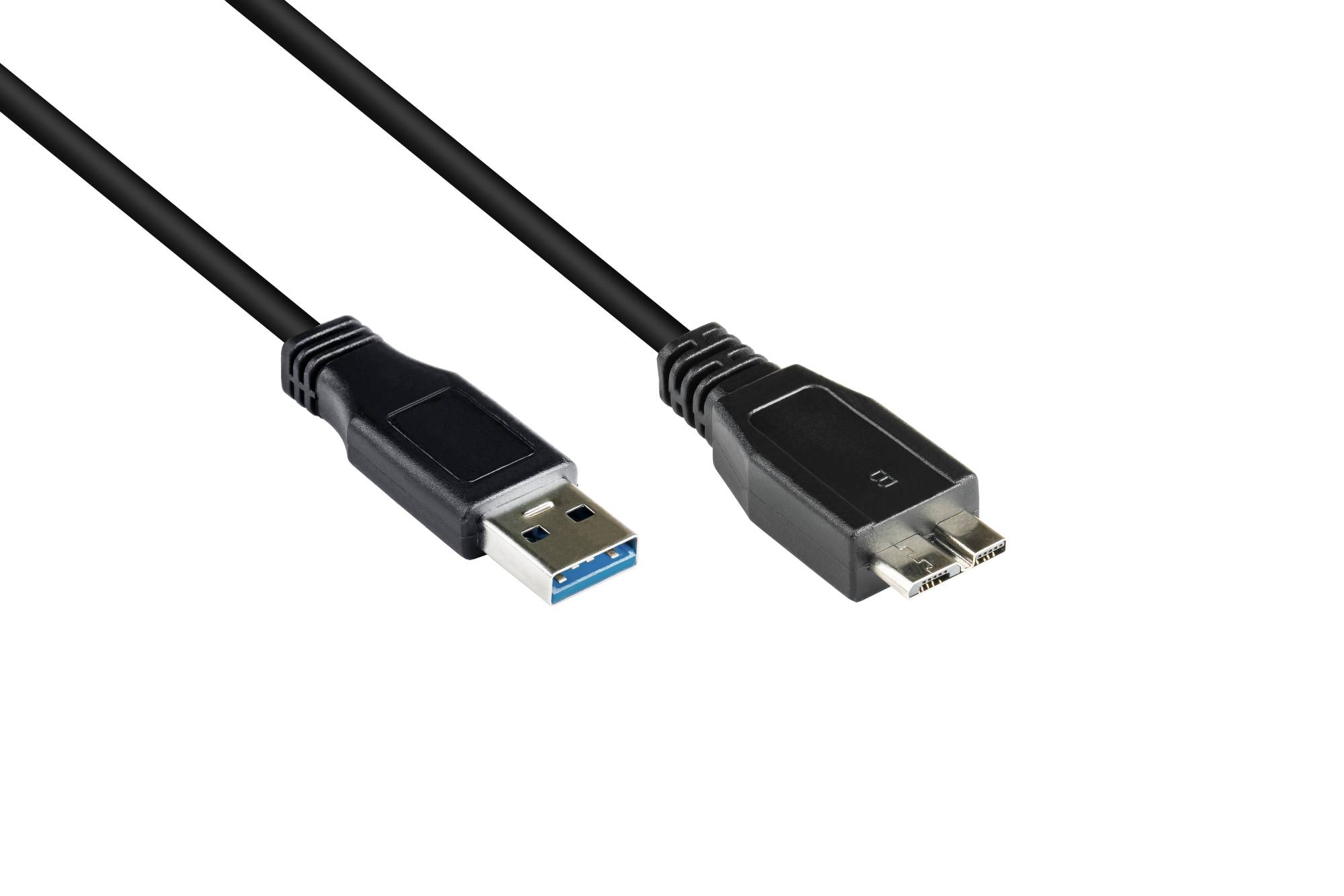 Good Connections USB3.0 Kabel A-Micro B schwarz 0,2m - 2710-MB002