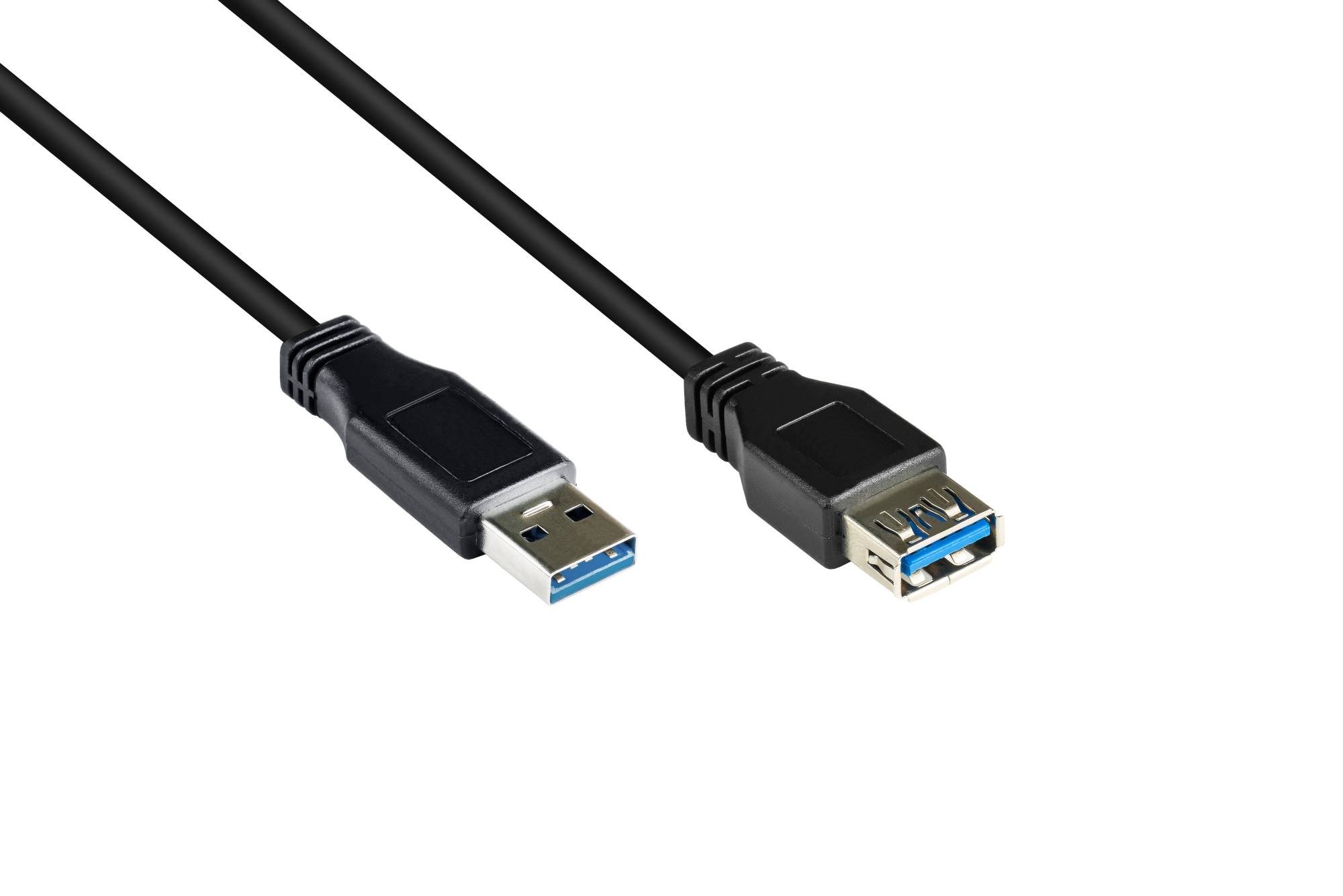 Good Connections USB3.0 Kabel A-St.-A-Bu. schwarz 5m - 2711-S05