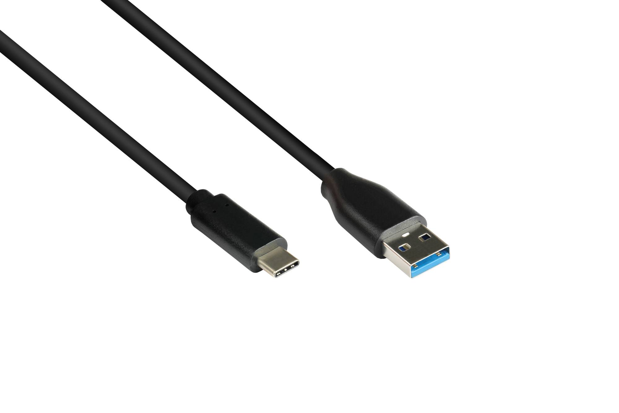 4014619554706 - GC 2831-AC005S - USB 10 Gb s Kabel A Stecker auf C Stecker schwarz 05 m