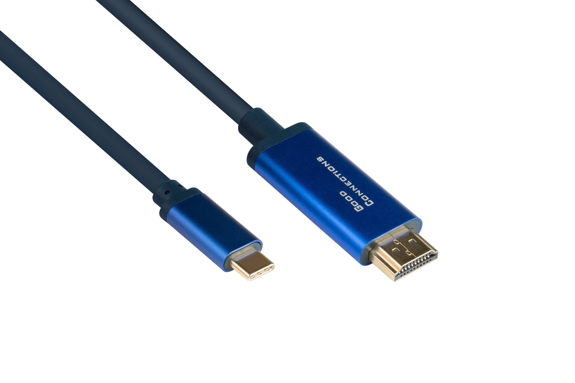 4014619554676 - Adapterkabel Smartflex usb-c zu hdmi 20b 4K uhd 60Hz 3m blau (4520-CSF030B) - Good Connections 4014619554676 - Adapterkabel Smartflex usb-c zu hdmi 20b 4K uhd 60Hz 3m blau (4520-CSF030B) - Good Connections