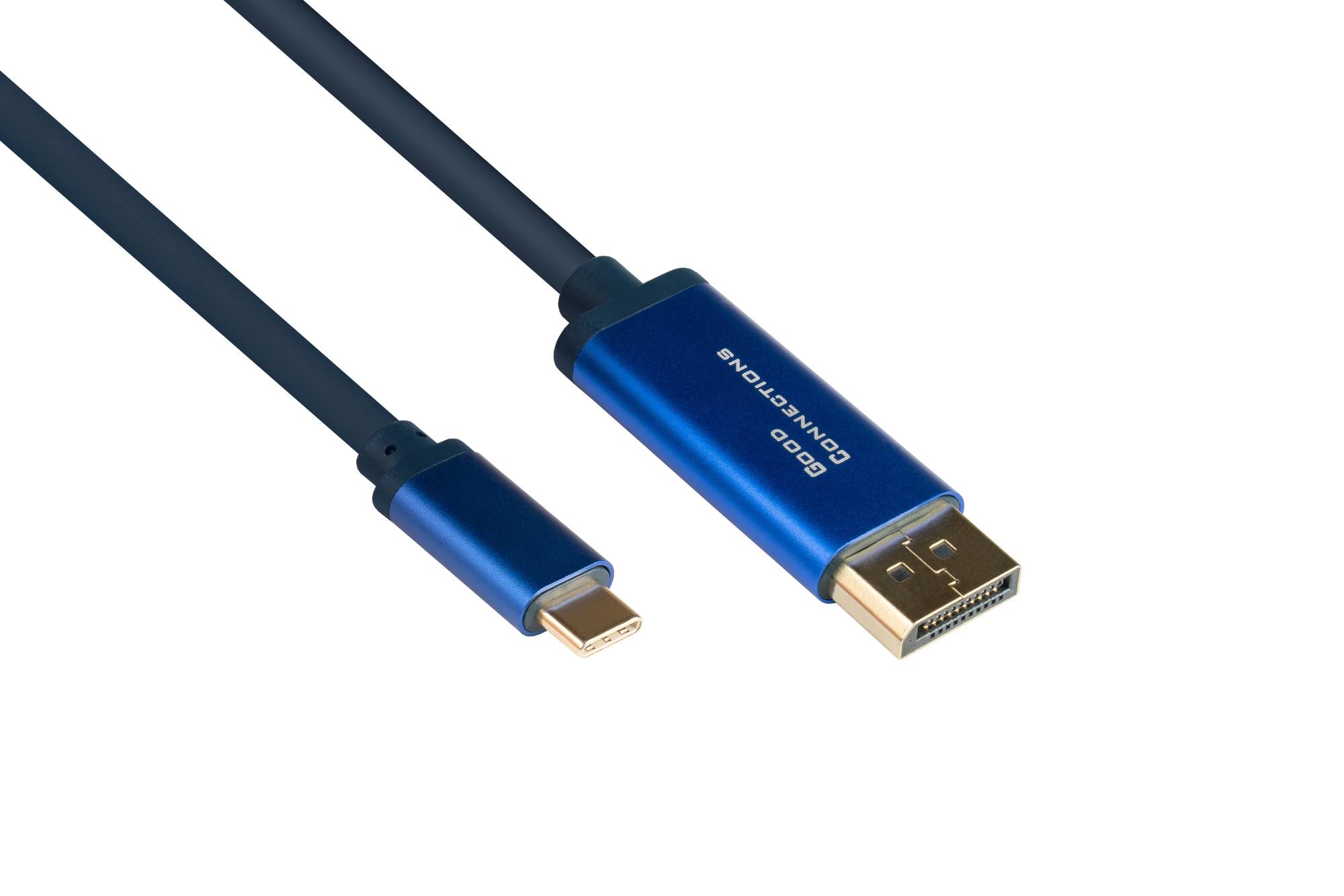 Good Connections Adapterka SmartFLEX USB-C an DP1.2 blau 3m Good Connections Adapterka SmartFLEX USB-C an DP1.2 blau 3m