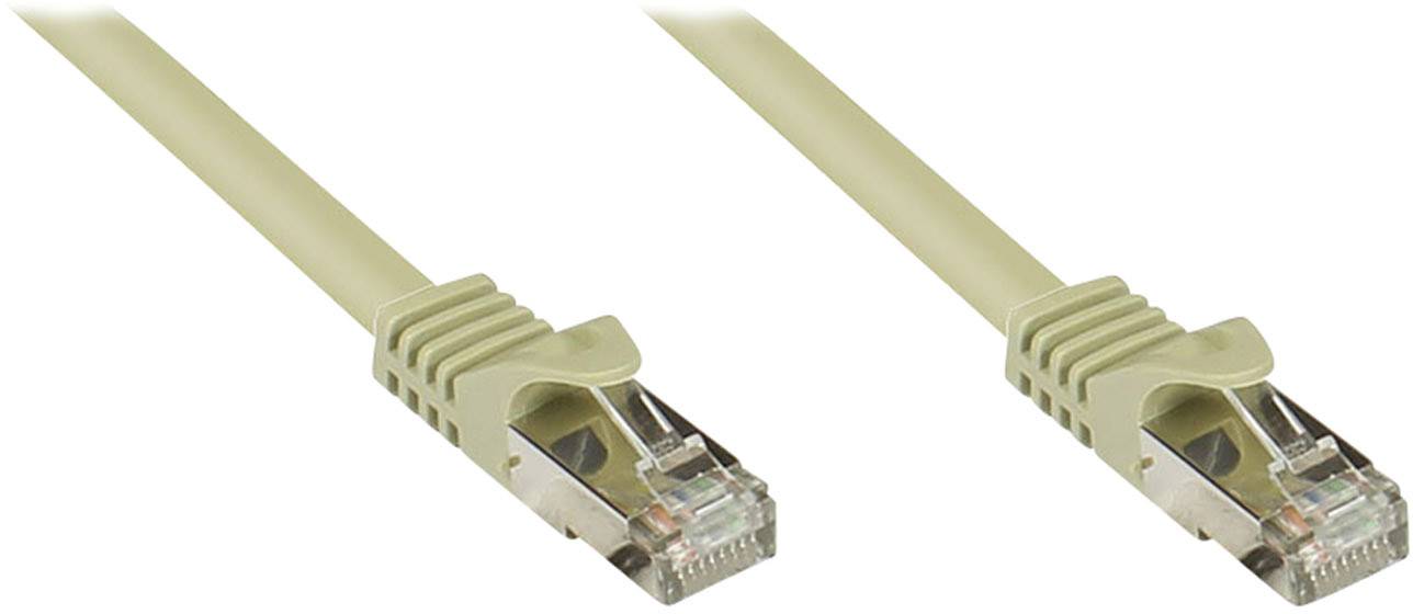Good Connections Patchkabel m. Cat.7 Rohkabel grau 0,5m - 8070R-005