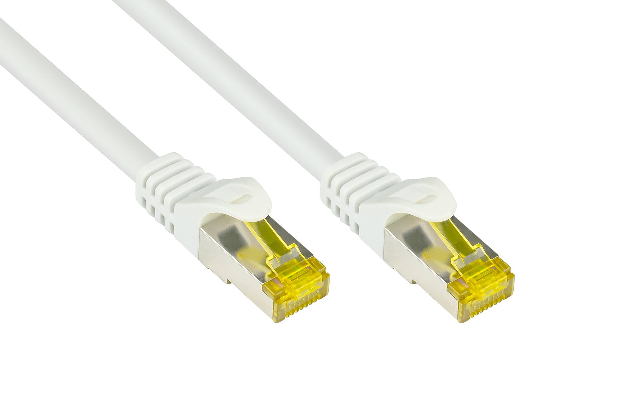 Good Connections Patchkabel m. Cat.7 Rohkabel weiß 2m - 8070R-020W