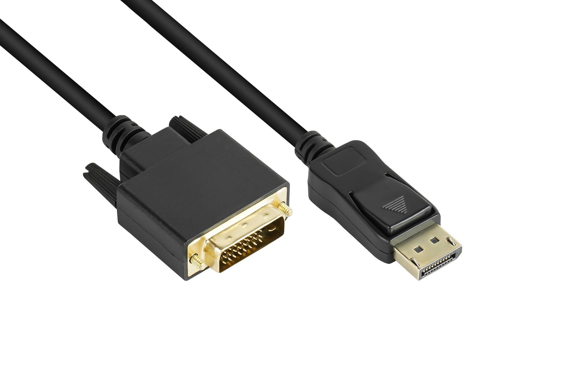 Good Connections Kabel DP-St.-DVI-D 24+1-St. schwarz 5m, DP-DVI5 (BILD1)