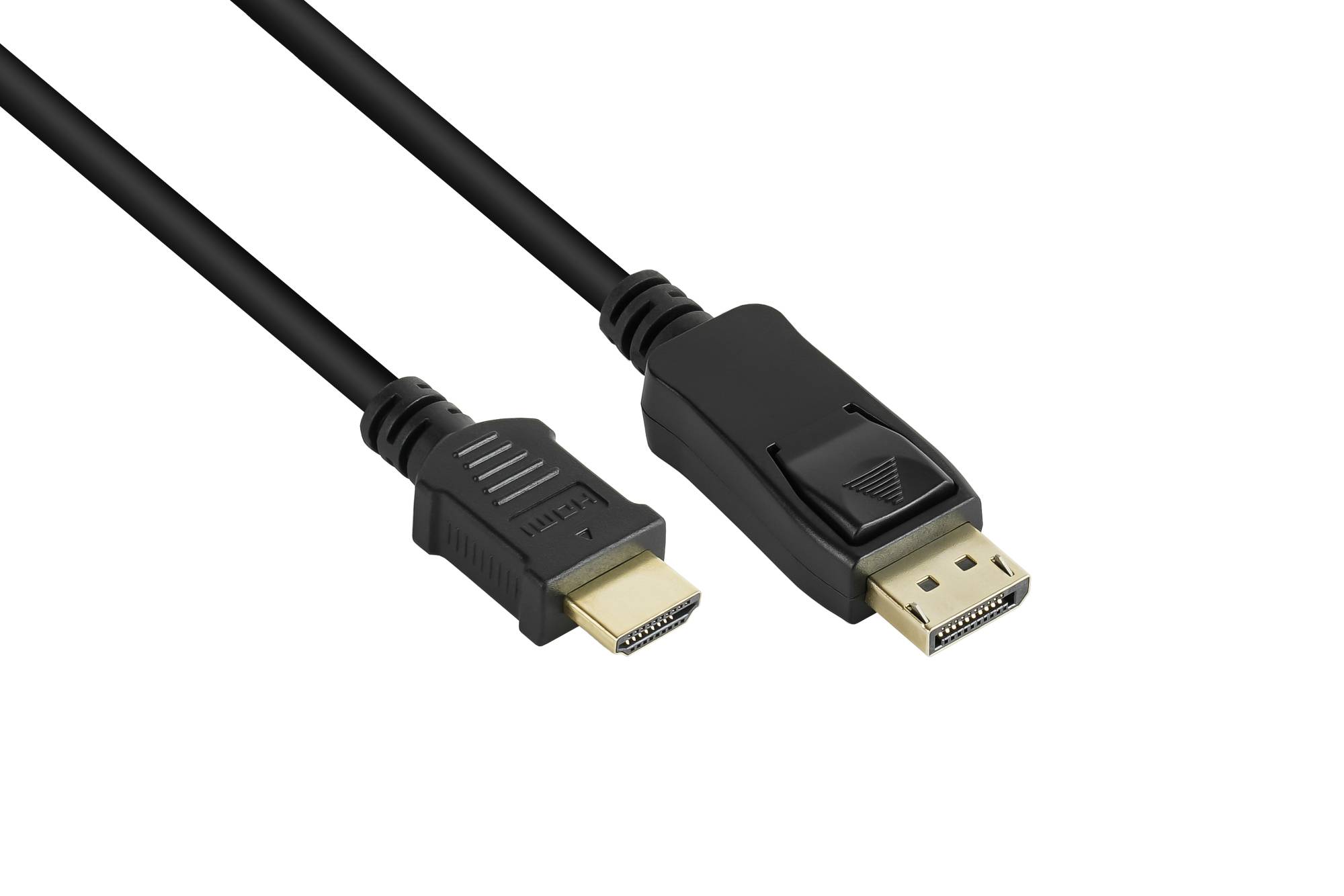 Good Connections Kabel DP1.2-St.-HDMI1.4b-St. schwarz 2m - DP-HDMI