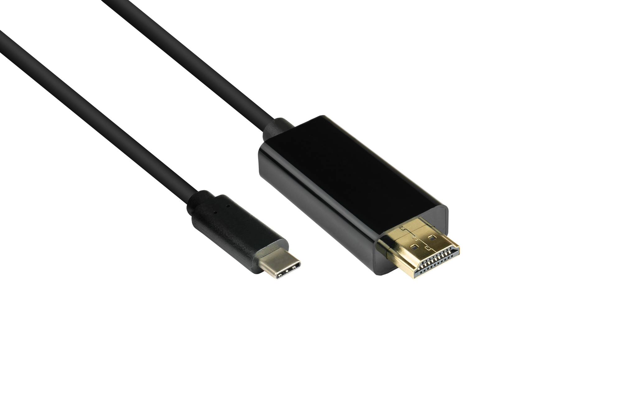 Good Connections Adapterkabel USB-C an HDMI 2.0 schw. 2m - GC-M0101