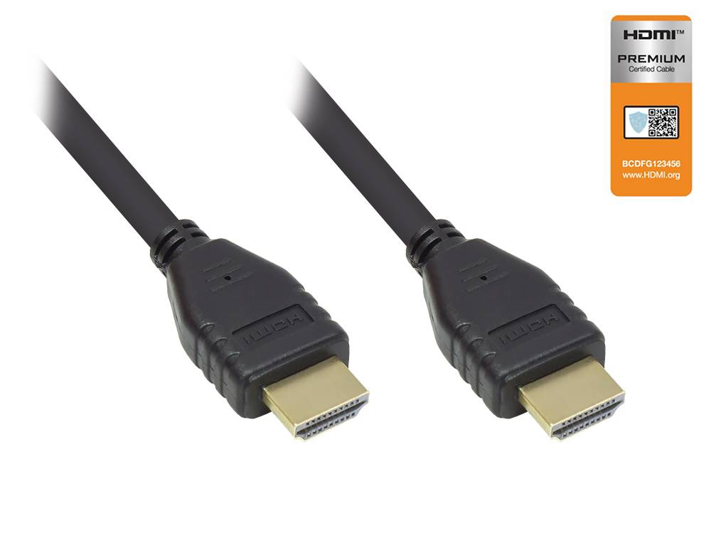 Good Connections Kabel HDMI 2.0b, 4K / UHD @60Hz schw. 2m - GC-M0138