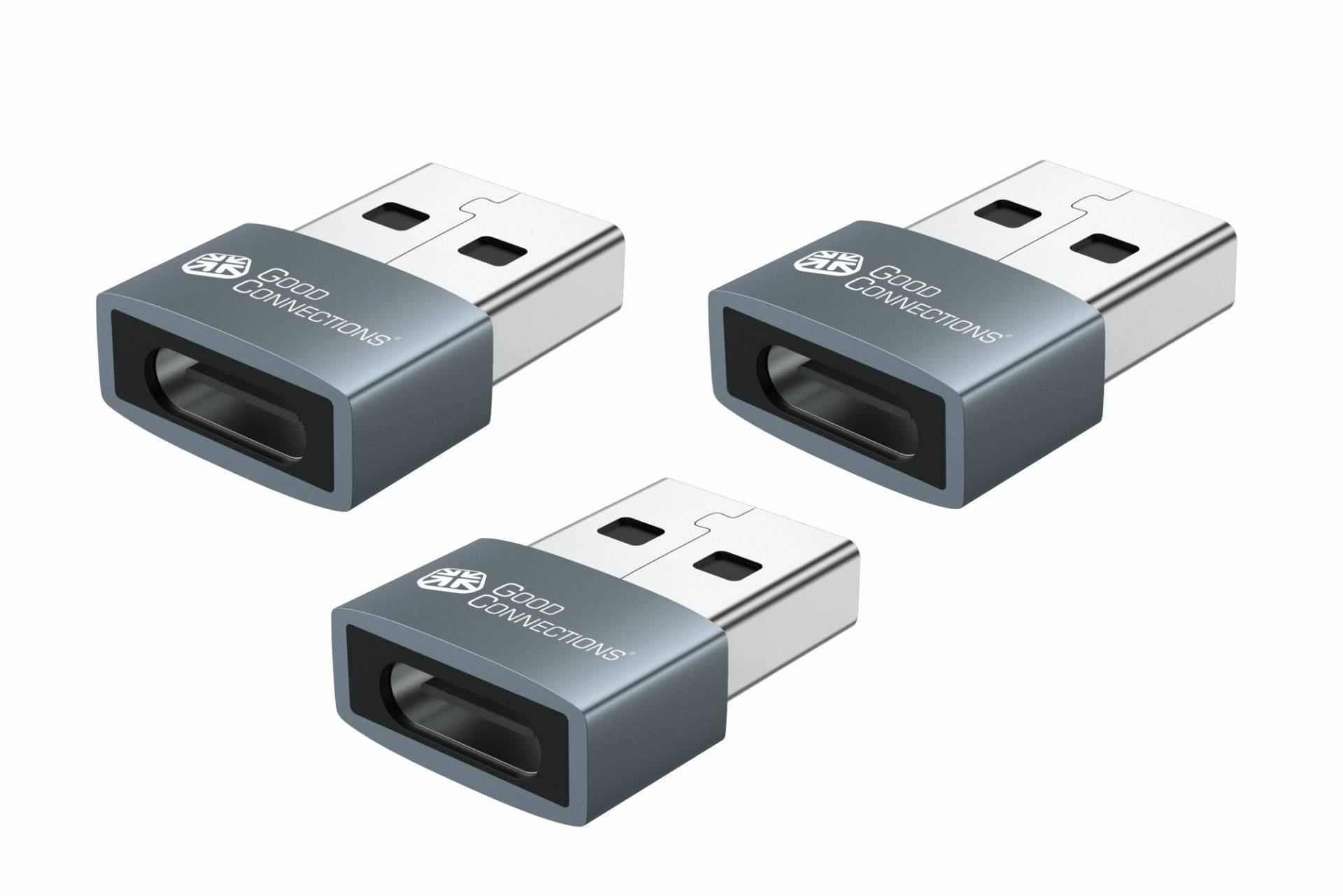 Good Connections USB2.0 Adapter A-St.-USB-C Bu. 3er Set - USB-AD203-3