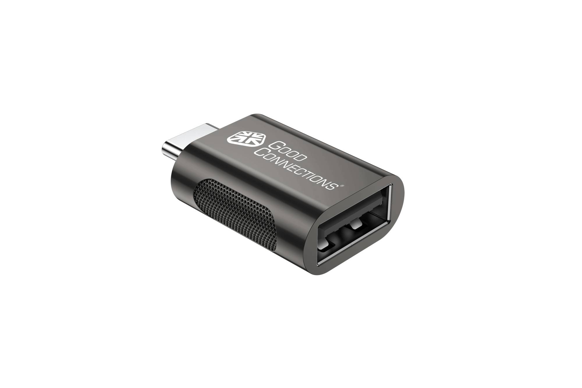 4014619881499 - USB 32 Adapter Good Connections USB-C an USB-A Leistung 60 W bis 5 Gbit s Metall anthrazit