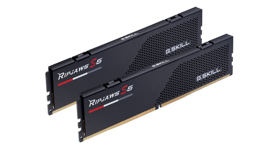 4713294235862 - Dimm 32 gb DDR5-5600 (2x 16 gb) Dual-Kit (schwarz F5-5600J4645A16GX2-RS5K Ripjaws S5 intel xmp) (F5-5600J4645A16GX2-RS5K) - Gskill 4713294235862 - Dimm 32 gb DDR5-5600 (2x 16 gb) Dual-Kit (schwarz F5-5600J4645A16GX2-RS5K Ripjaws S5 intel xmp) (F5-5600J4645A16GX2-RS5K) - Gskill