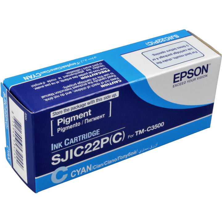 EPSON Patrone für ColorWorks C3500 cyan  - C33S020602