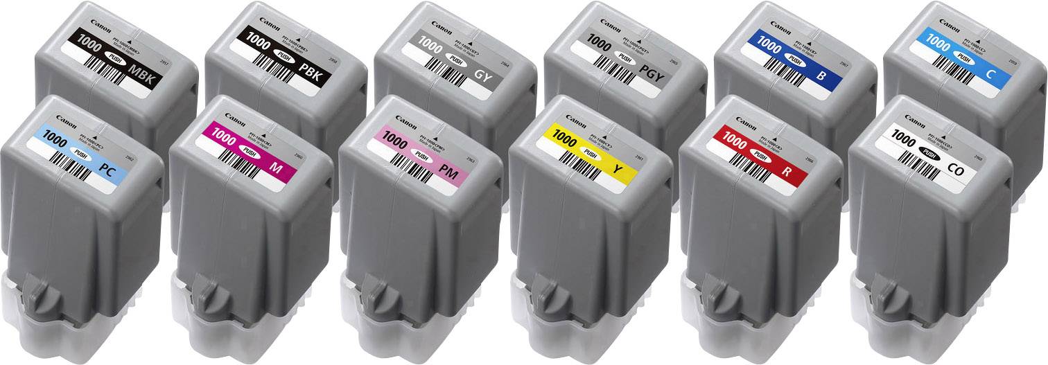 Patrone Canon PFI-1000PGY Photo Gry