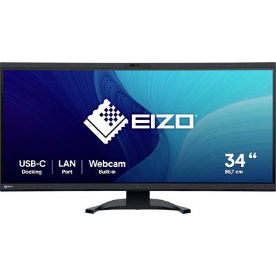4995047067368 - 34 EIZO FlexScan EV3450XC-BK - 3440x1440 (UWQHD) - IPS - 94W USB-C