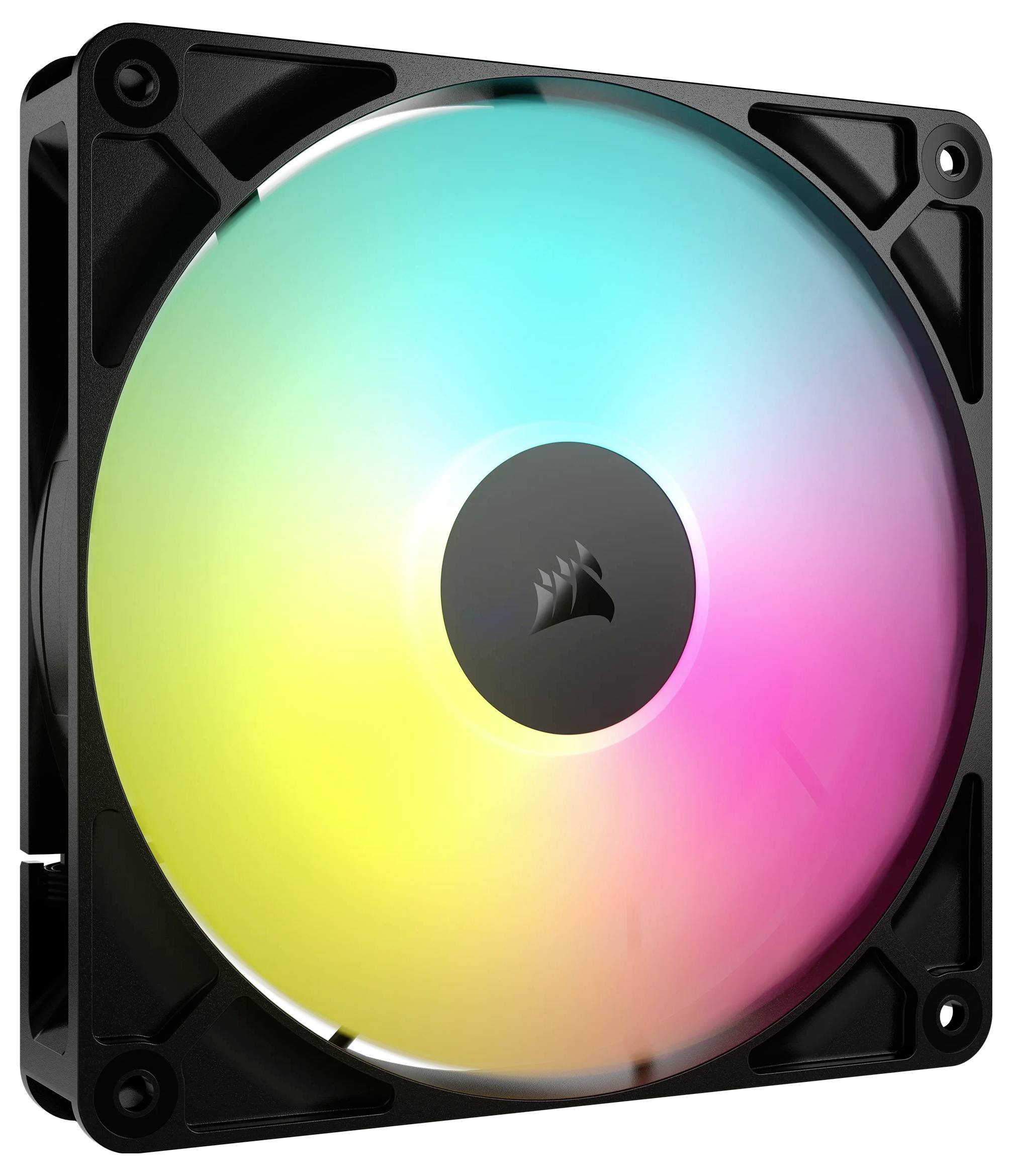 0840006684145 - RS140 ARGB - Gehäuselüfter - 120mm - Schwarz mit RGB LED - 36 dBA 0840006684145 - RS140 ARGB - Gehäuselüfter - 120mm - Schwarz mit RGB LED - 36 dBA