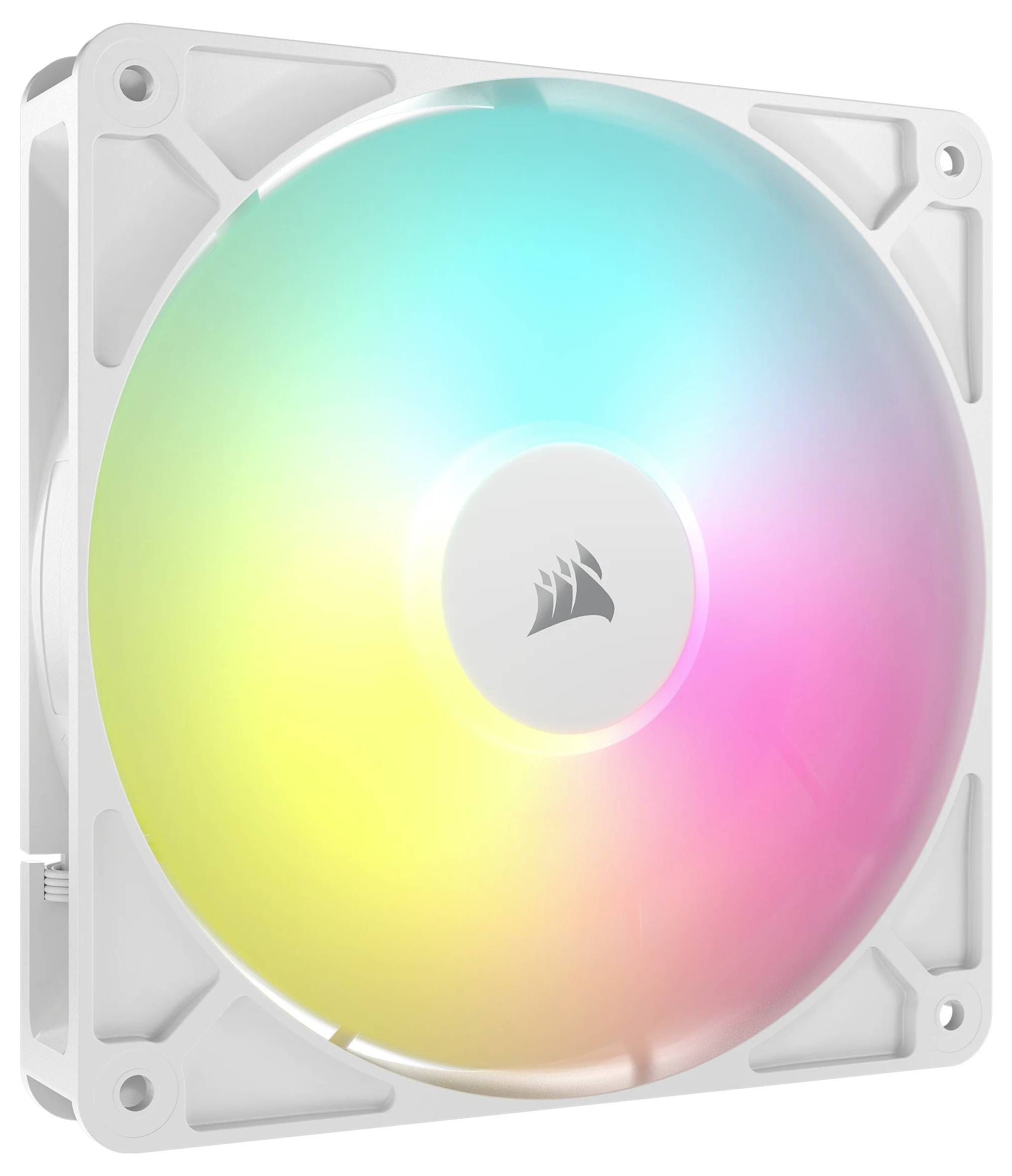 CORSAIR Lüfter 140*140*25 RS140 WHITE ARGB PWM Single Pack - CO-9050186-WW