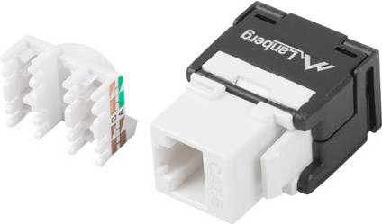 5901969415919 - Keystone Modul RJ45->LSA CAT 6 UTP 180° werkzeuglos 5901969415919 - Keystone Modul RJ45->LSA CAT 6 UTP 180° werkzeuglos