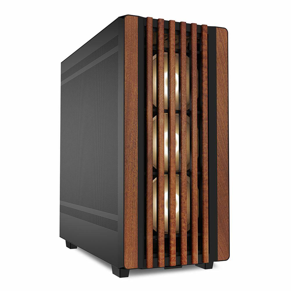 Sharkoon Gehäuse Rebel C70M RGB ATX 1xMetall holz - 4044951040179