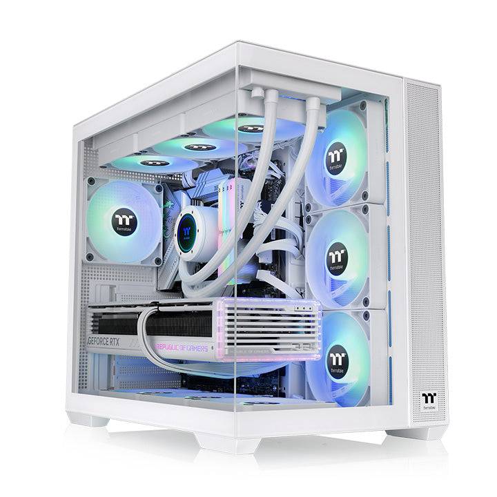 Geh Thermaltake View 380 TG Midi Tower ARGB Snow White retail - CA-1Z2-00M6WN-00