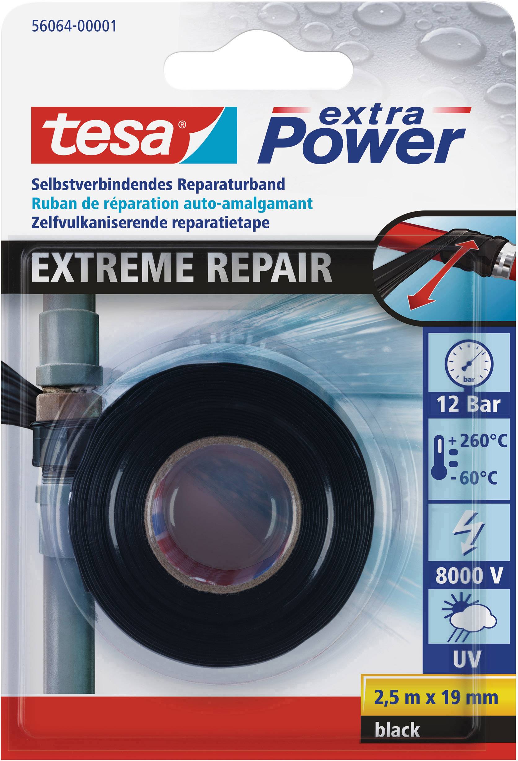 tesa extra Power Extreme Repair Reparaturband schwarz - 56064-00001-00