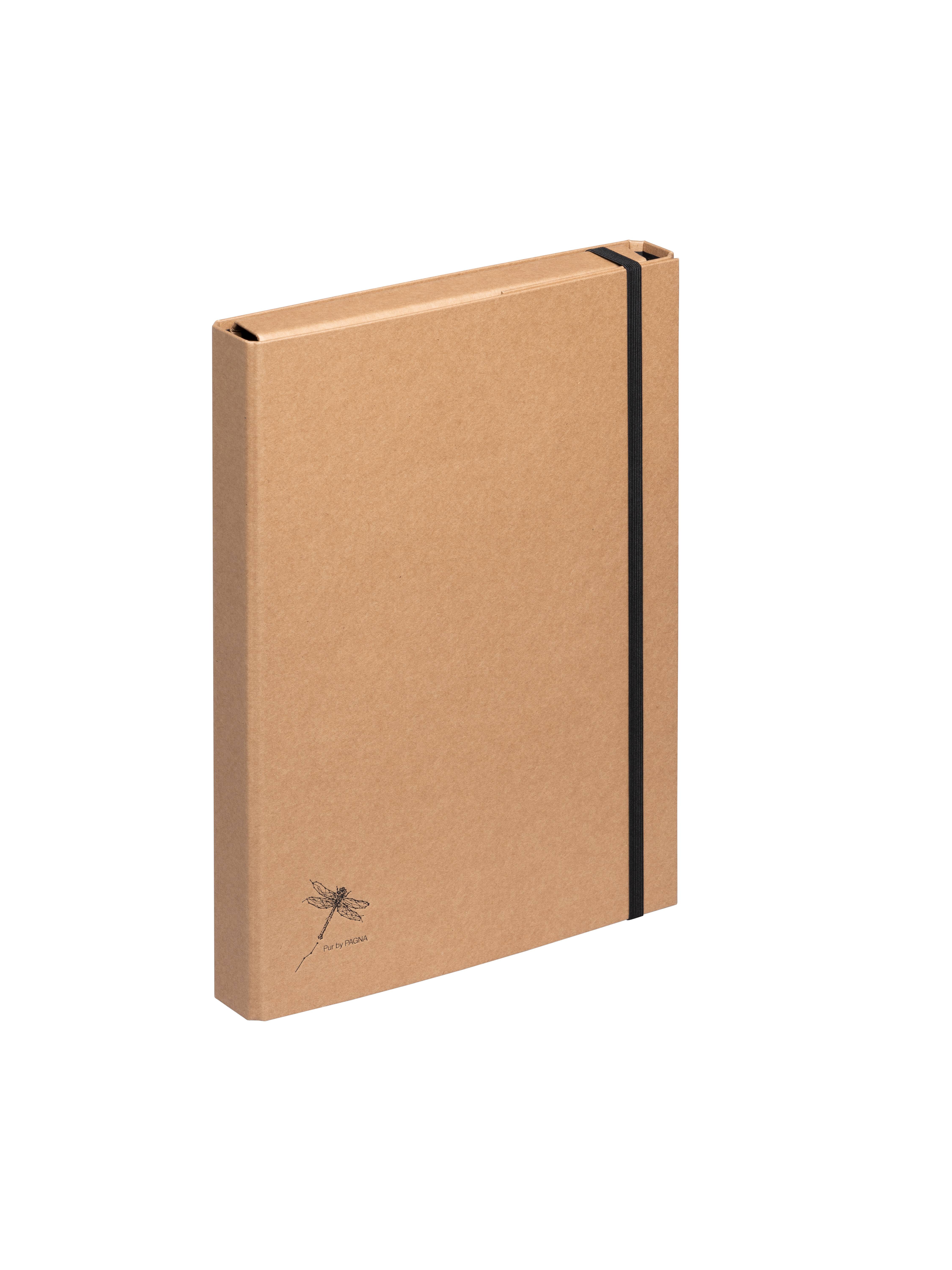 PAGNA Sammelbox A4 Pur Gummizugverschluss natur - 21316-11