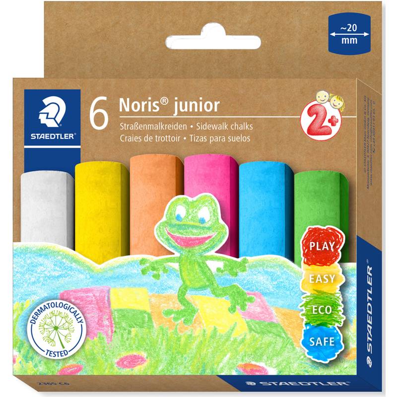 STAEDTLER Straßenmalkreide Noris junior 6 Stk. retail Zeichnen,Malen,Basteln