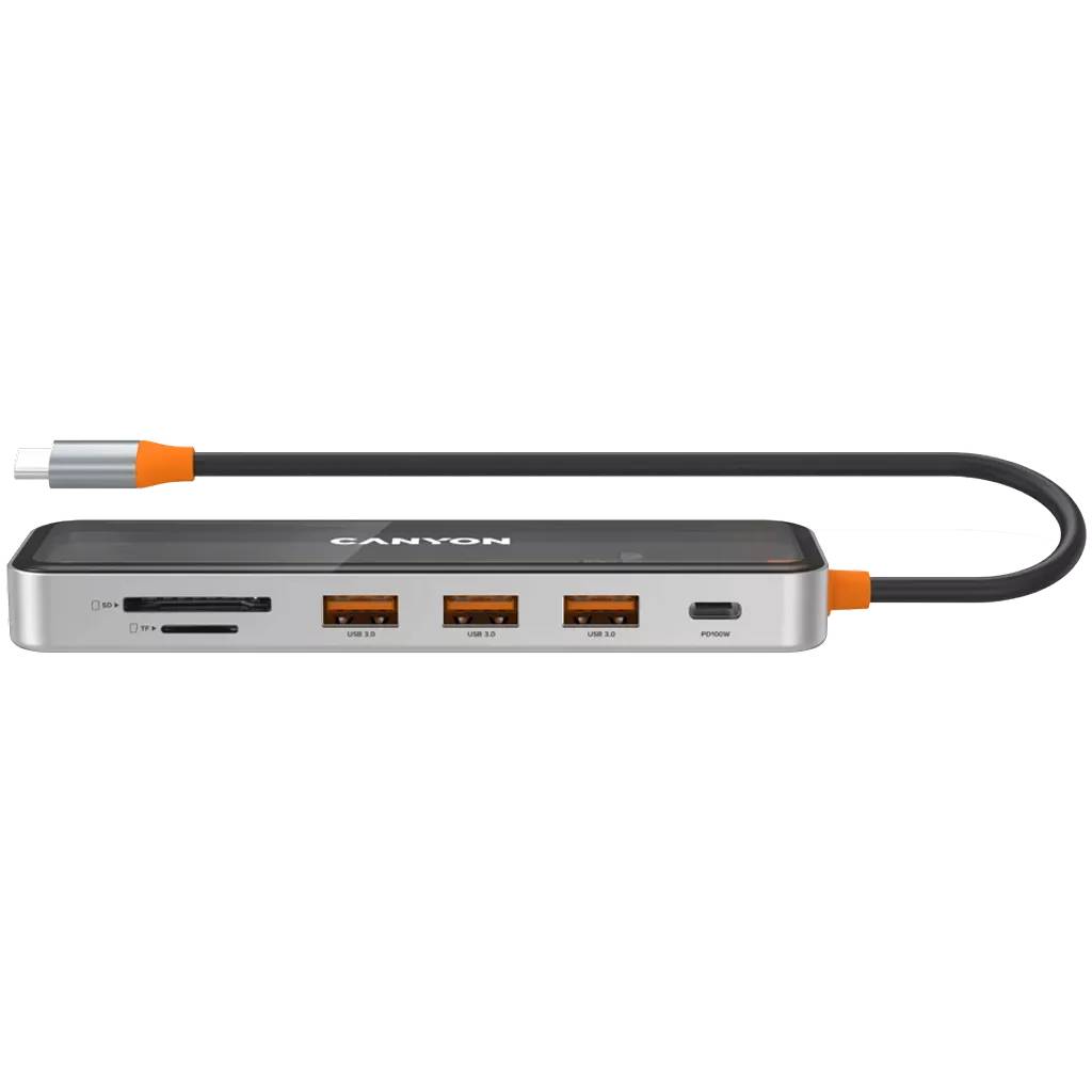 5291485015572 - USB-7-in1 HUB USB-C > HDMI 3xUSB-A SD USB-C 100W retail 5291485015572 - USB-7-in1 HUB USB-C > HDMI 3xUSB-A SD USB-C 100W retail