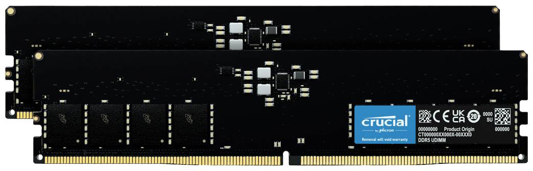 0649528929785 - CT2K16G56C46U5 PC-Arbeitsspeicher Kit DDR5 32 GB 2 x 16 GB ECC 5600 MHz 288pin DIMM CL46 CT2K16G56C46U5 0649528929785 - CT2K16G56C46U5 PC-Arbeitsspeicher Kit DDR5 32 GB 2 x 16 GB ECC 5600 MHz 288pin DIMM CL46 CT2K16G56C46U5