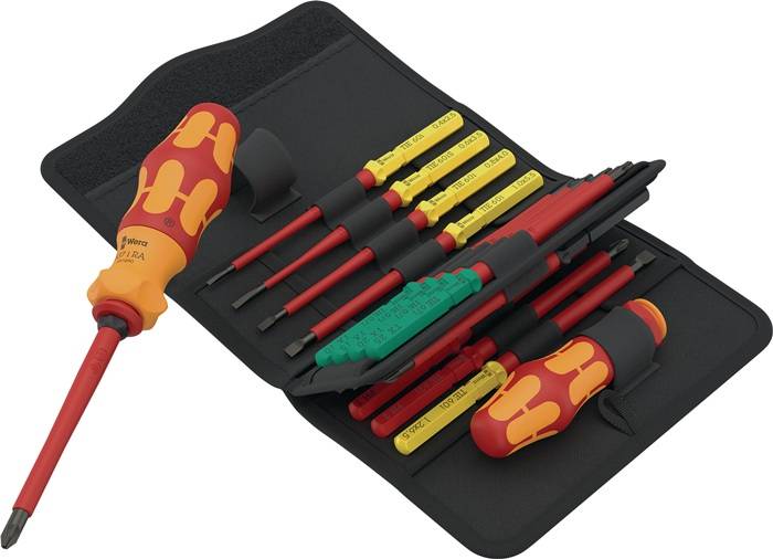 4013288229694 - WERA 05006618001 - Schraubendrehersatz Wechselklingen Kraftform Kompakt 17-teilig