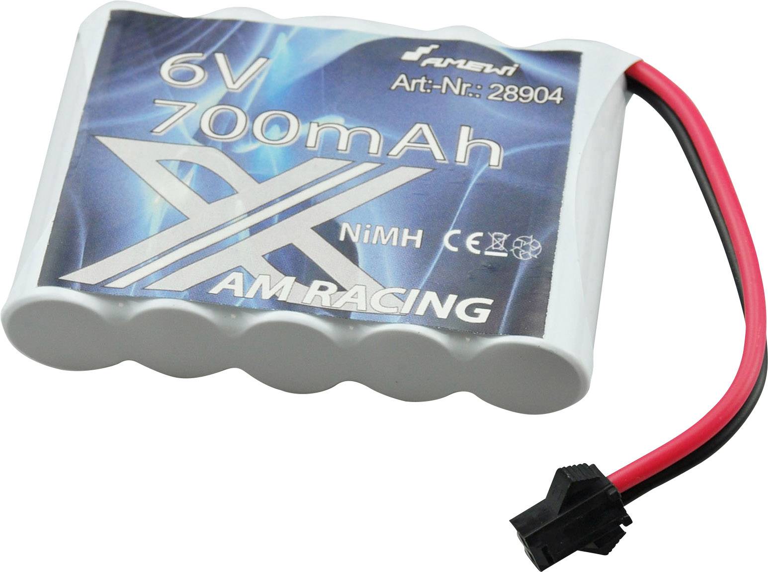 4260476353987 - Amewi Zubehör NiMh Akku 6V 700MAH HBX-Stecker 4260476353987 - Amewi Zubehör NiMh Akku 6V 700MAH HBX-Stecker