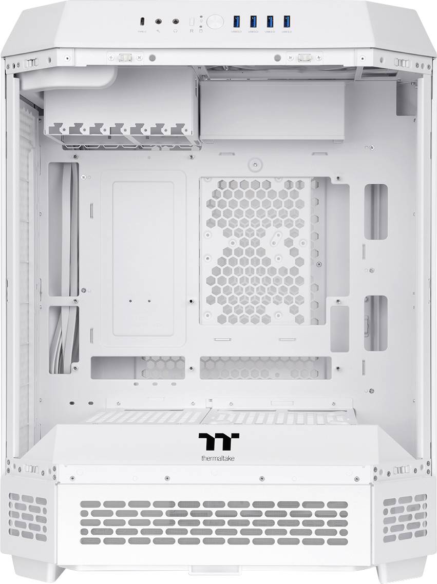 Geh Thermaltake The Tower 600  Midi Tower  Snow      White retail
