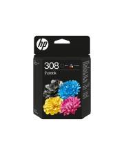 HP 308 Schwarz+dreifarbig Tintenpatrone