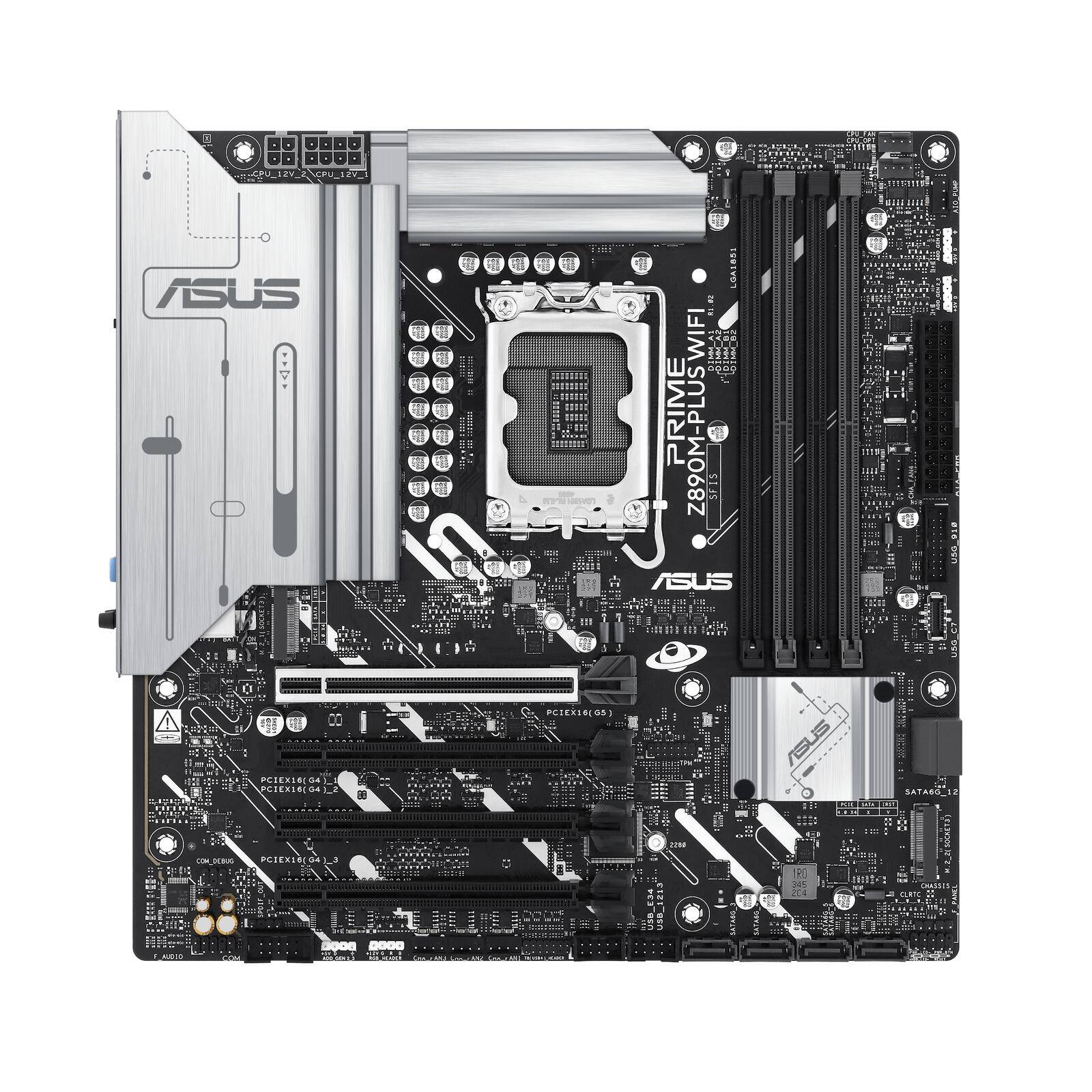 MB ASUS PRIME Z890M-PLUS WIFI (Intel,1851,DDR5,mATX) - 90MB1J80-M0EAY0