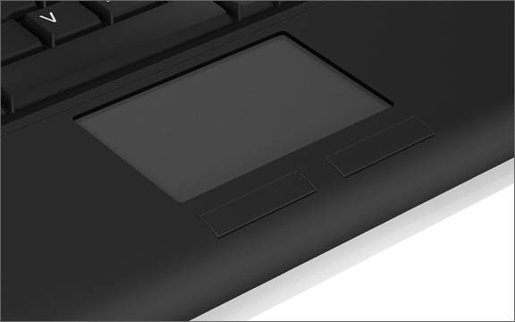 KeySonic Super-Mini-TAS, Smart-Touchpad, BK, ACK-3410 (US)