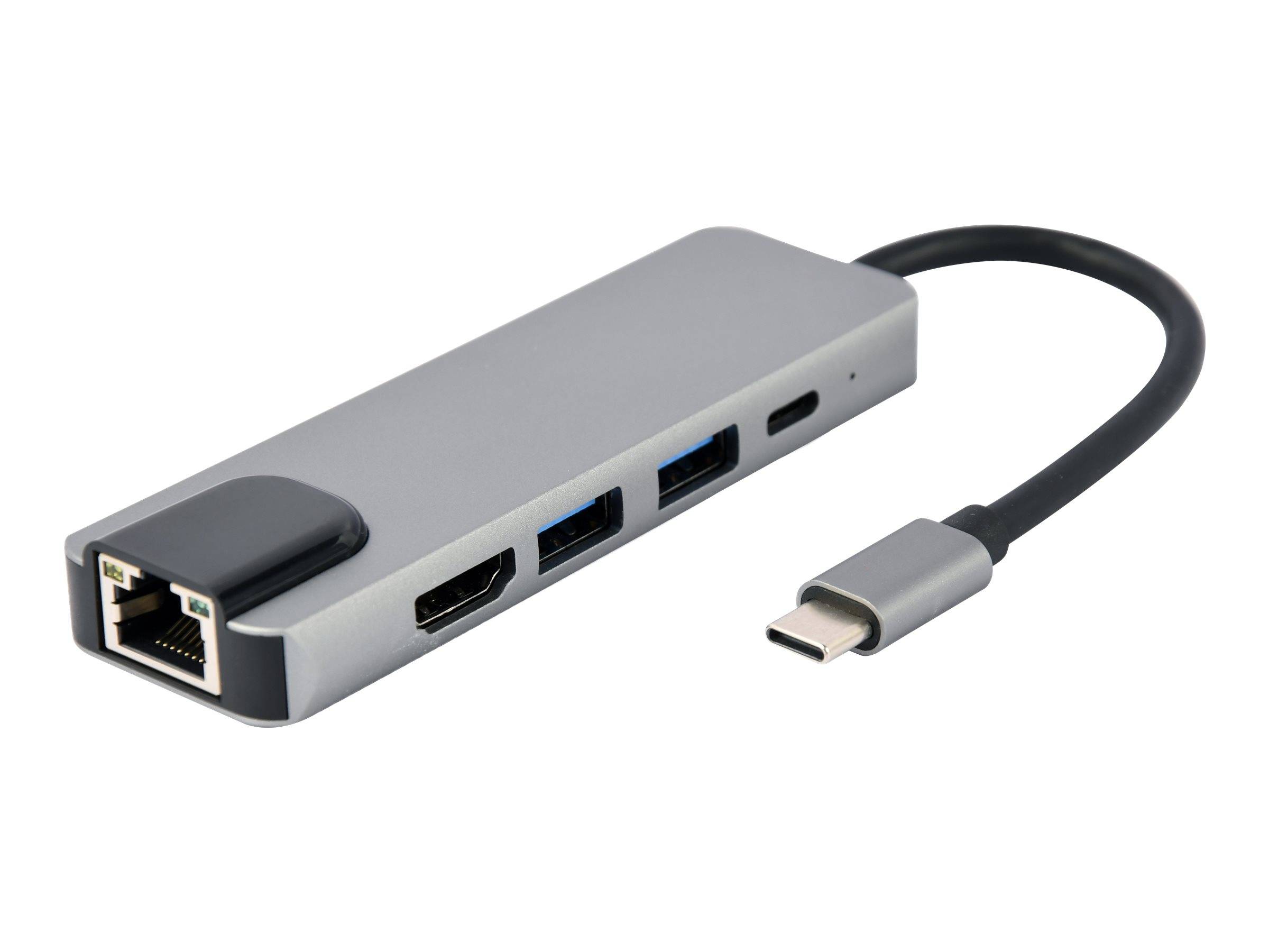 gembird USB Typ-C 5-in-1 Kombi-Adapter - A-CM-COMBO5-04