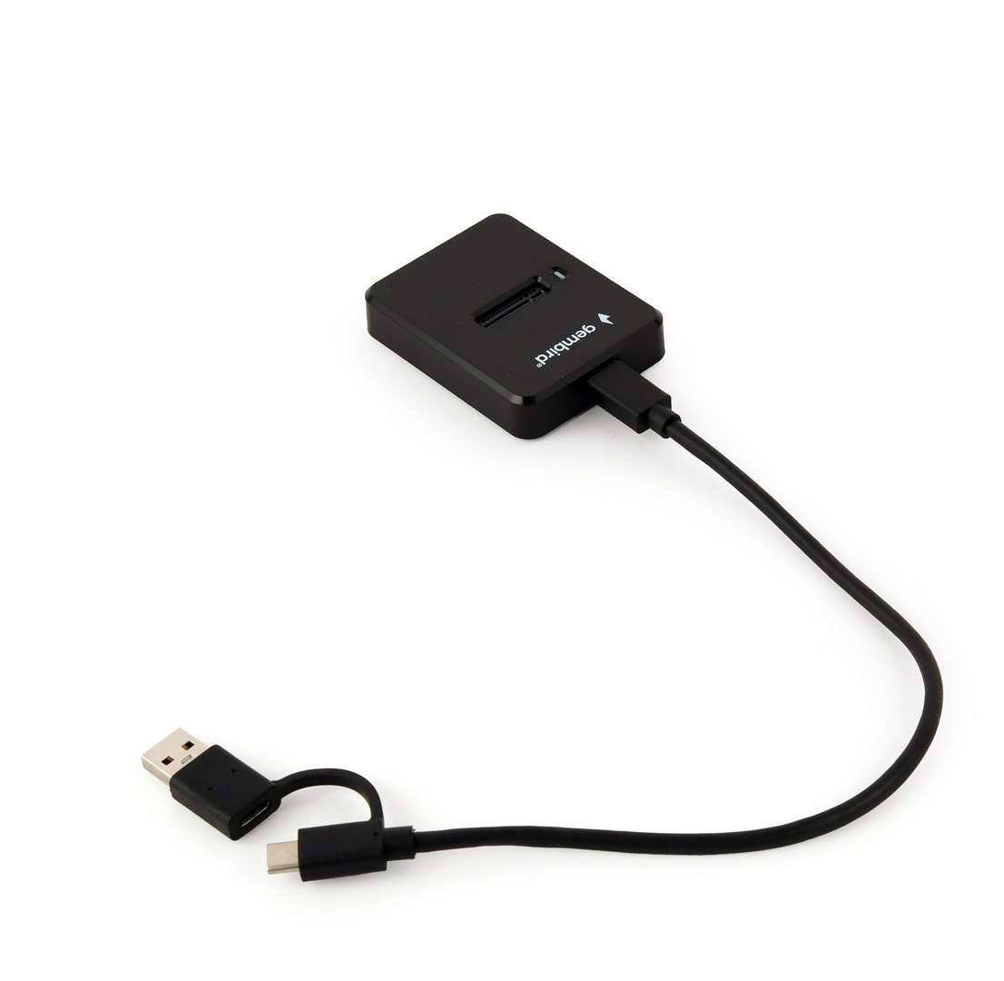 gembird Desktop-USB-Typ-C-M.2-SATA- Dockingstation, schw. gembird Desktop-USB-Typ-C-M.2-SATA- Dockingstation, schw.