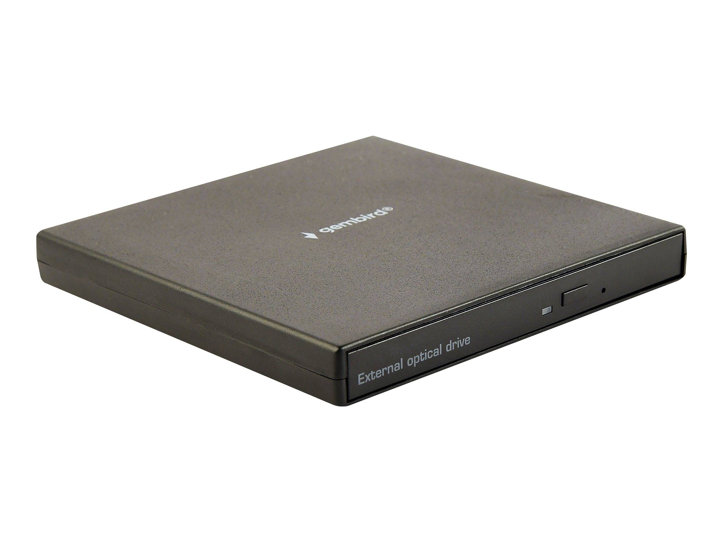 gembird DVW EXT SLIM DVD-USB-04 black USB2.0 DVD8x CD24x - DVD-USB-04