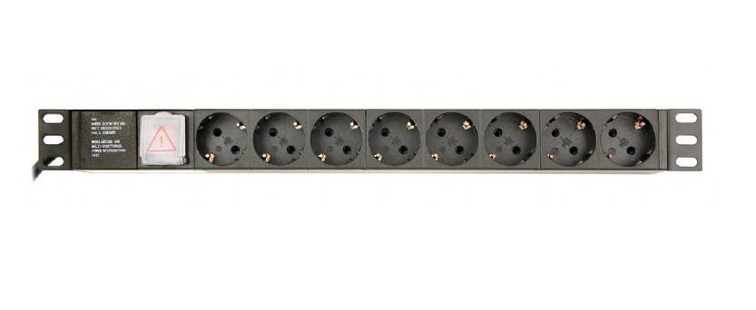 8716309116800 - Steckerleiste mit 8 Steckdosen und Schalter GEMBIRD EG-PDU-014-C14 (3 m)
