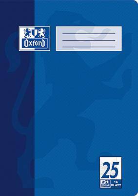 Oxford Schulheft A4 16 Blatt liniert mit Rand R 15Stk - 100050311