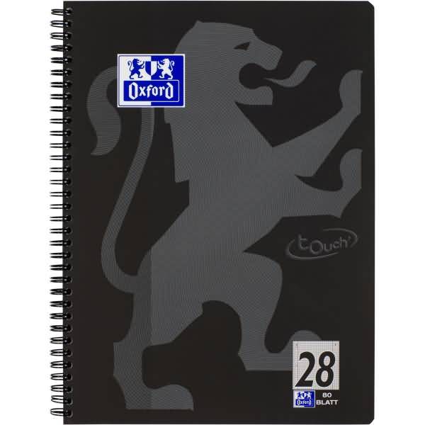 Oxford Collegeblock A4+ L.28 schwarz - 400121610
