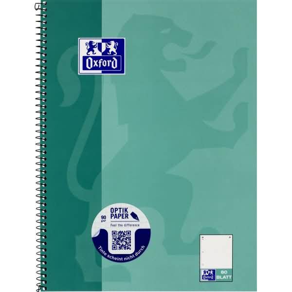 Oxford Collegeblock A4+ 80 Blatt Microperforation - 400132378