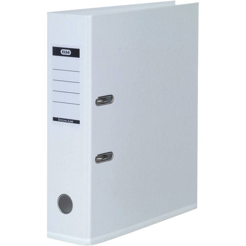 ELBA Ordner Strong-Line Ordner A4 8 cm PP weiß - 100400538