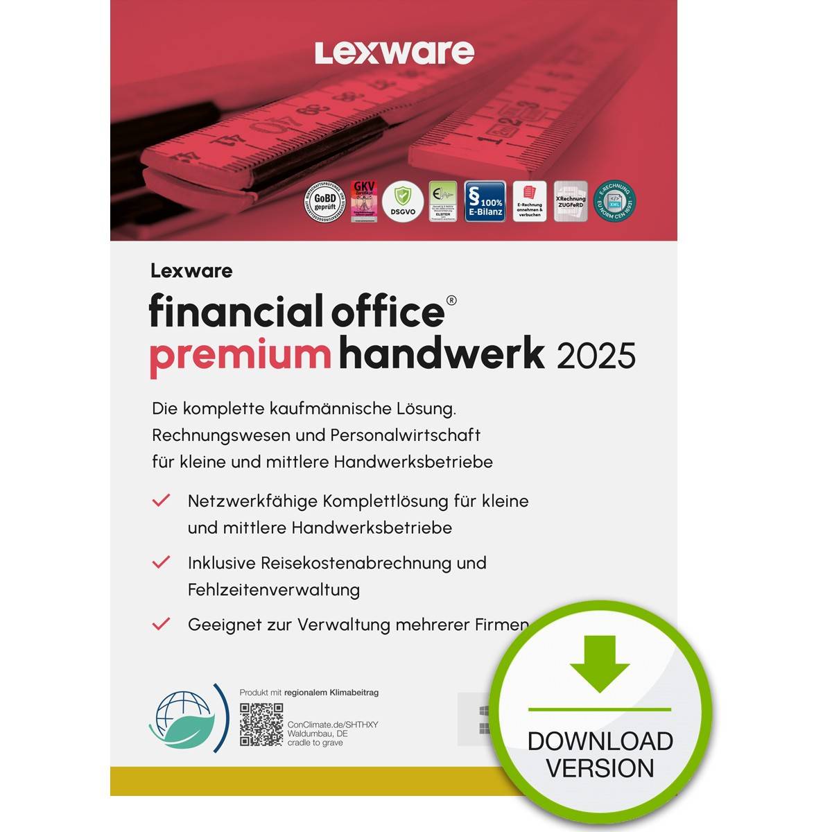 Lexware financial office premium handwerk 2025 ABO Download - 02017-2034
