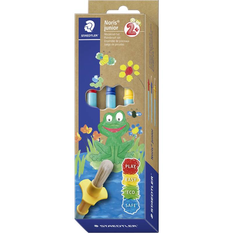 STAEDTLER Pinselset Noris junior 3 ST auf BK Zeichnen,Malen,Basteln