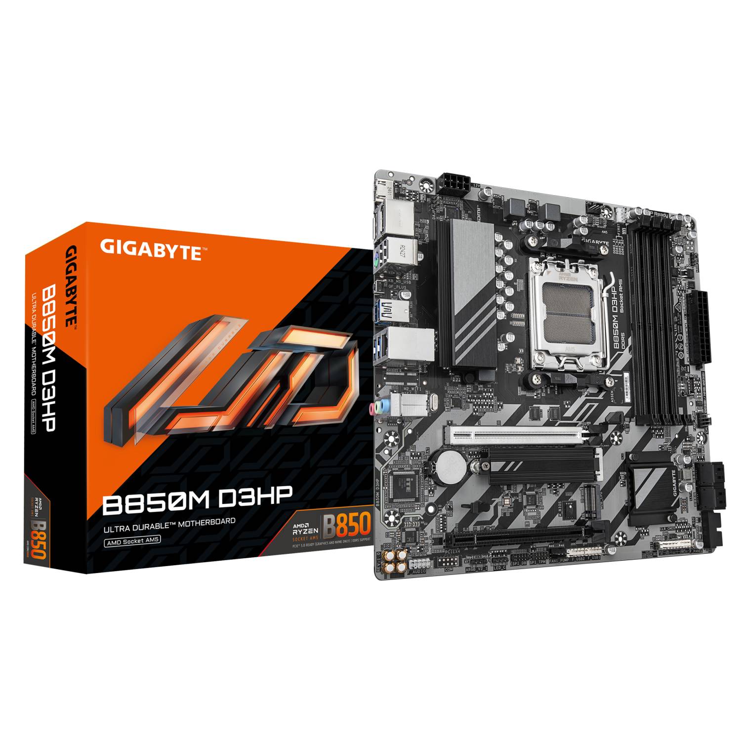 Gigabyte B850M D3HP                  (B850,AM5,mATX,DDR5)