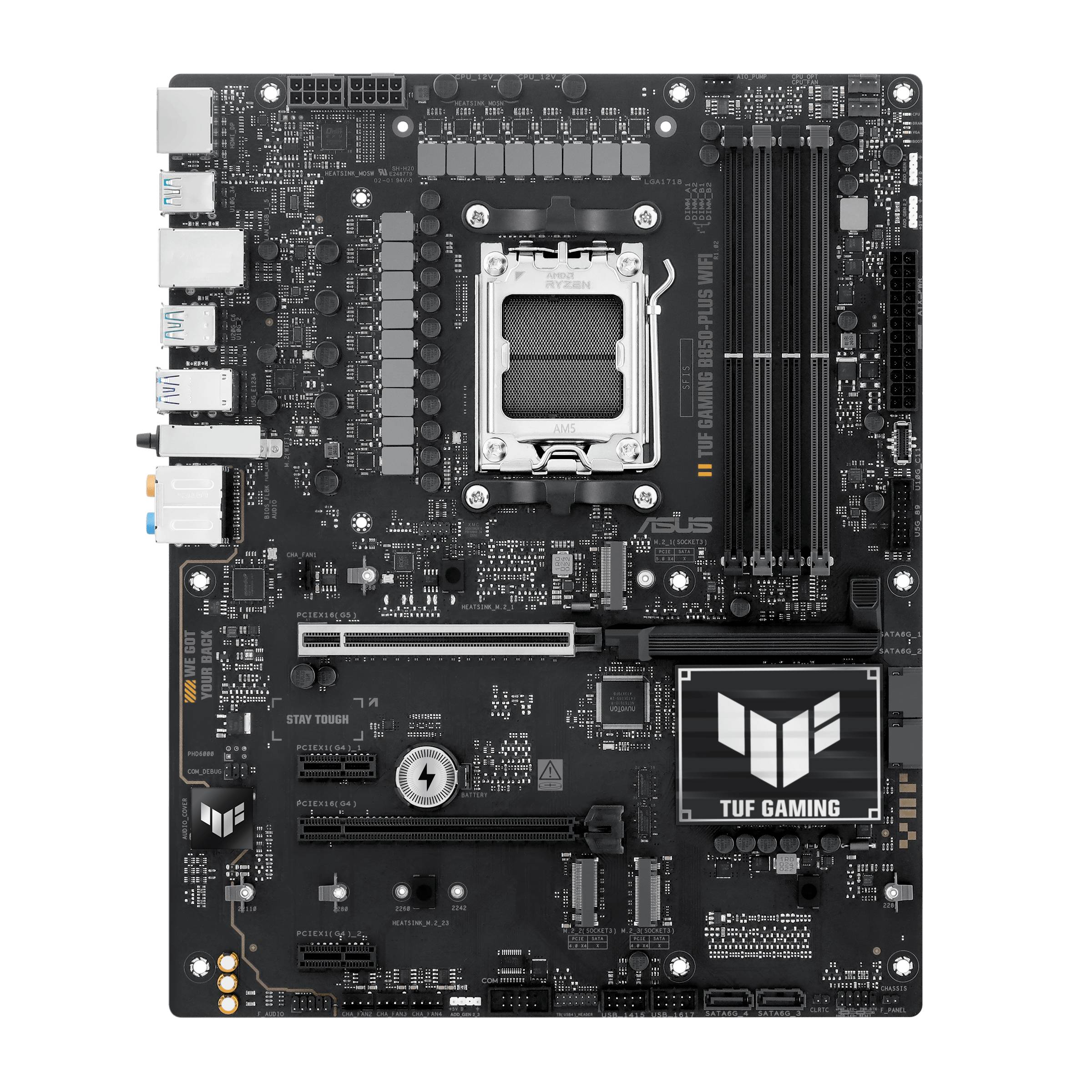 MB ASUS TUF GAMING B850-PLUS WIFI (AMD,AM5,DDR5,ATX) - 90MB1J30-M0EAY0