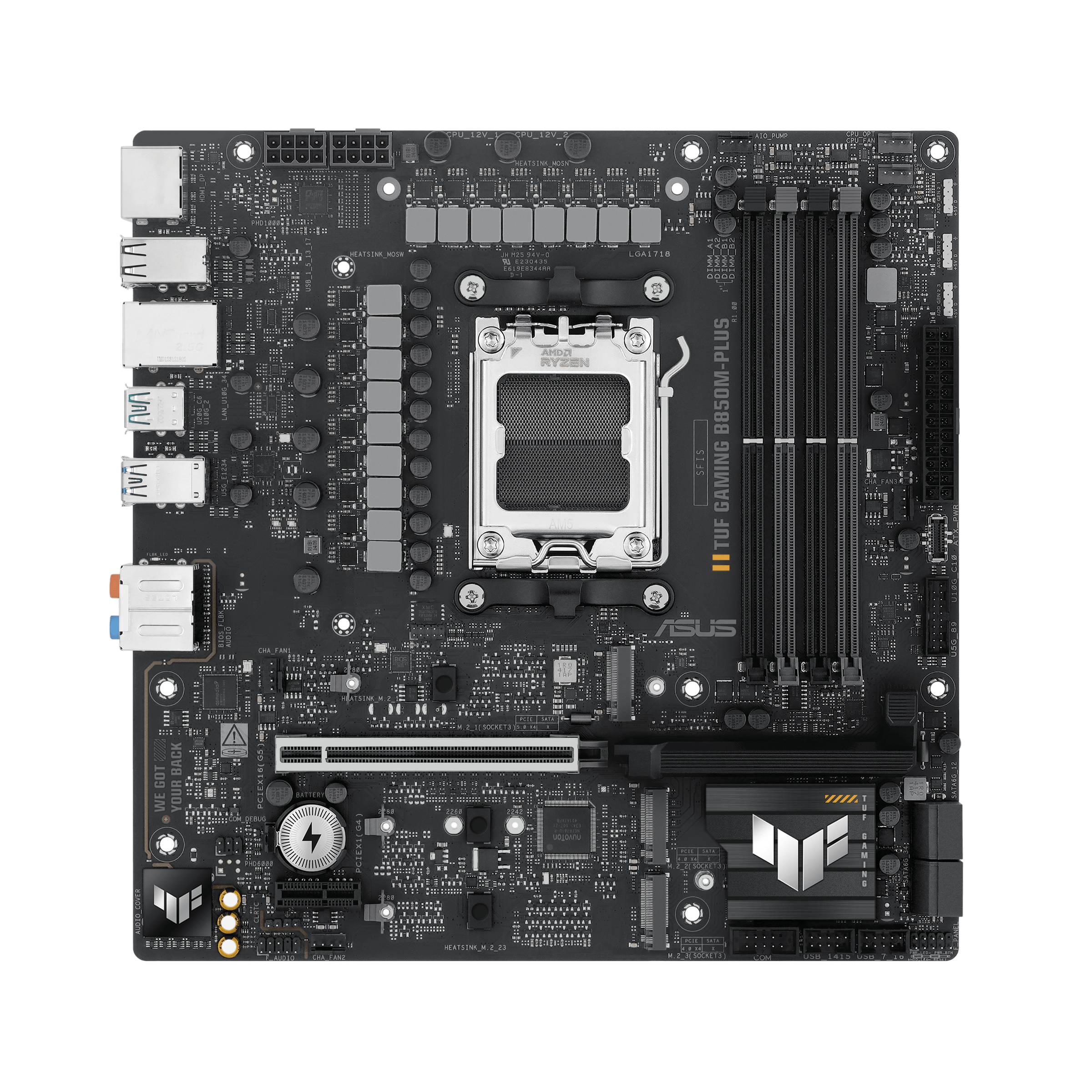 MB ASUS TUF GAMING B850M-PLUS (AMD,AM5,DDR5,mATX) - 90MB1IX0-M0EAY0