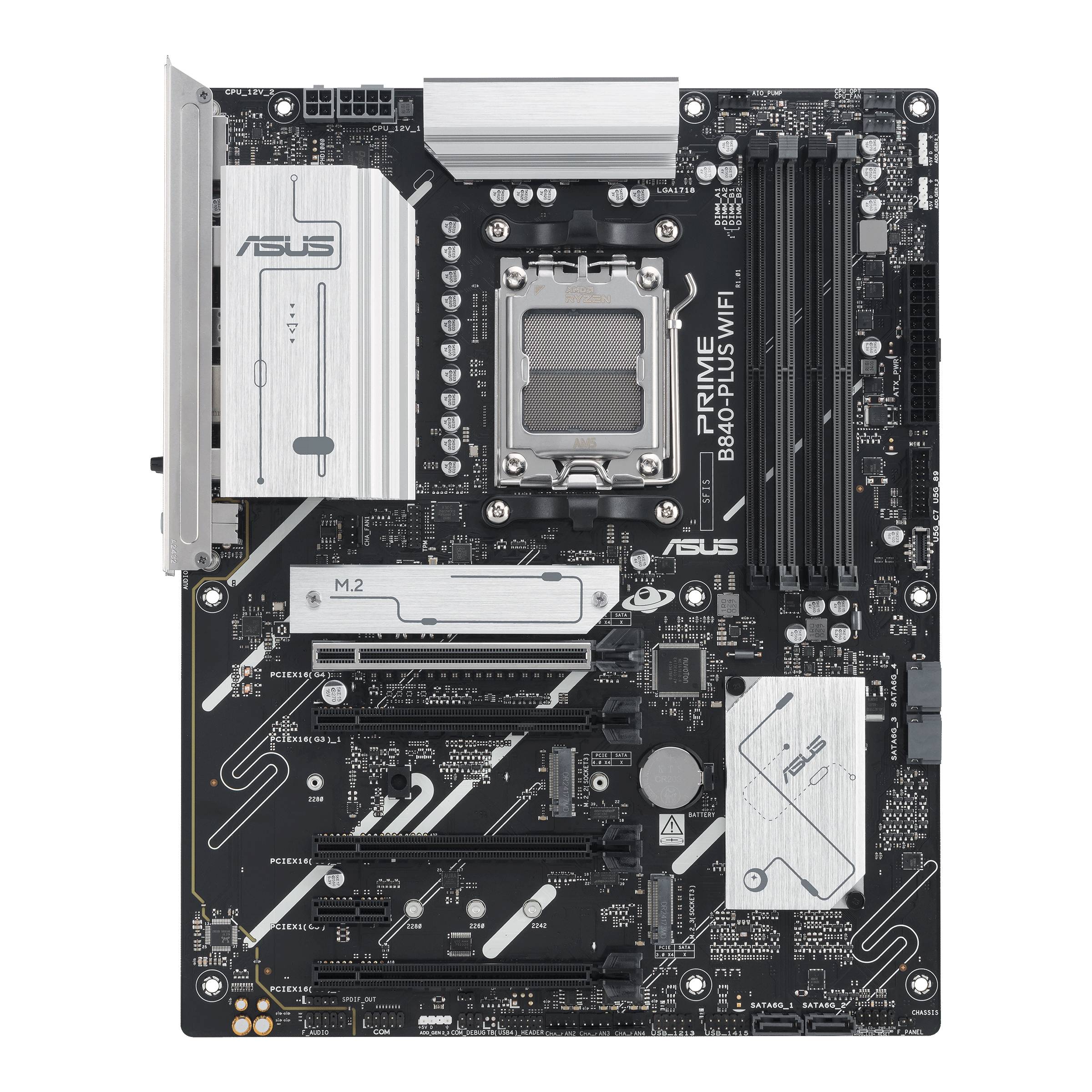 4711387797273 - ASUS PRIME B840-PLUS WIFI Mainboard - AMD B840 - AMD AM5 socket - DDR5 RAM - ATX 4711387797273 - ASUS PRIME B840-PLUS WIFI Mainboard - AMD B840 - AMD AM5 socket - DDR5 RAM - ATX