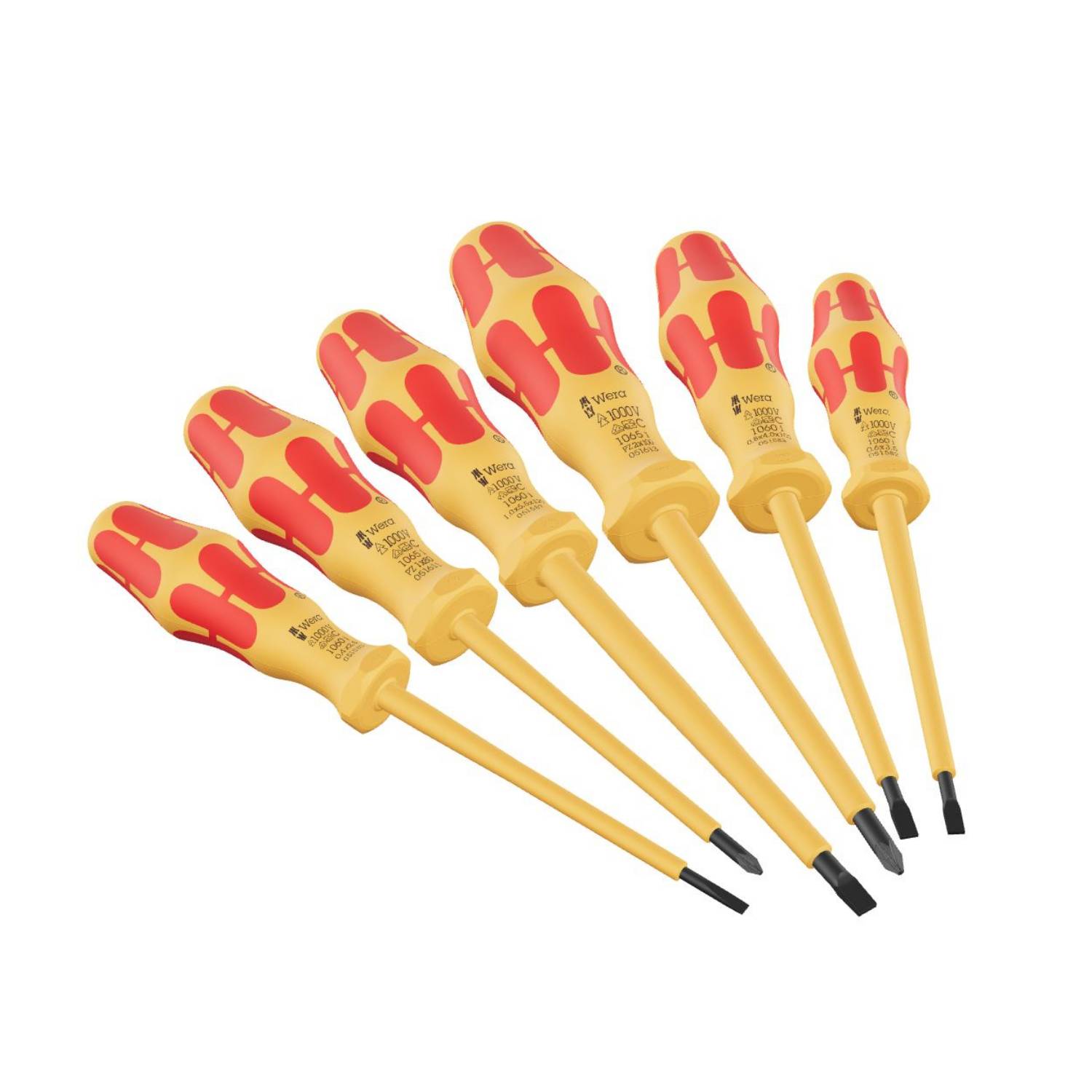 Wera 1060 i/1065 i/6 Schraubendrehersatz Kraftform VDE Wera 1060 i/1065 i/6 Schraubendrehersatz Kraftform VDE