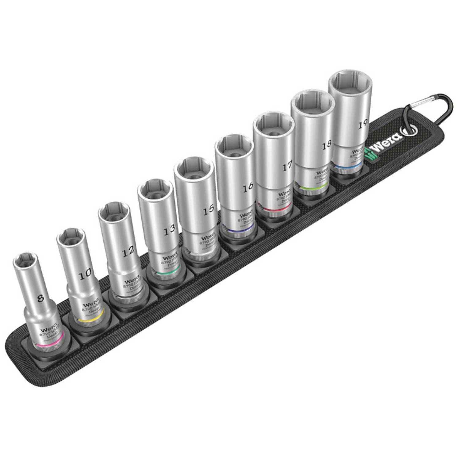 Wera Belt B Deep 1 Steckschlüsseleinsatz-Satz, 3/8-Antrieb - 05004545001